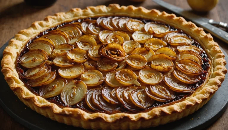 tarte aux oignons doux