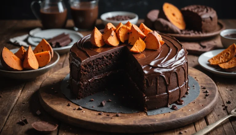 gâteau chocolat patate douce