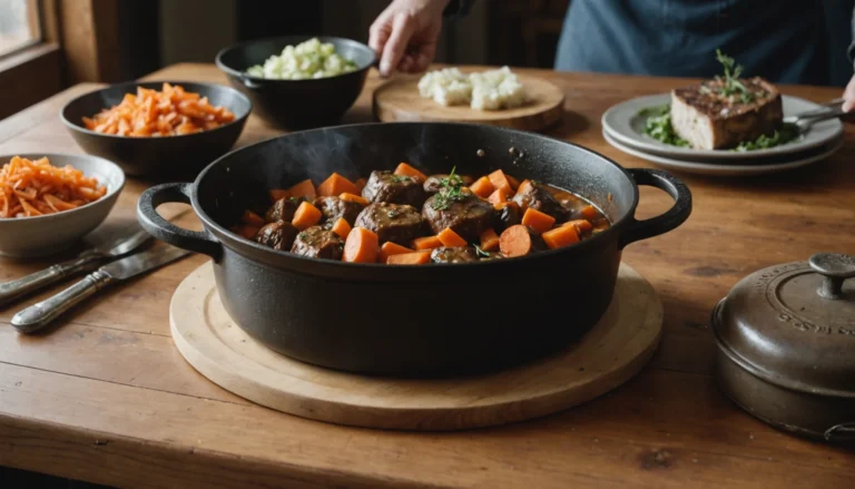 temps de cuisson osso bucco cocotte en fonte