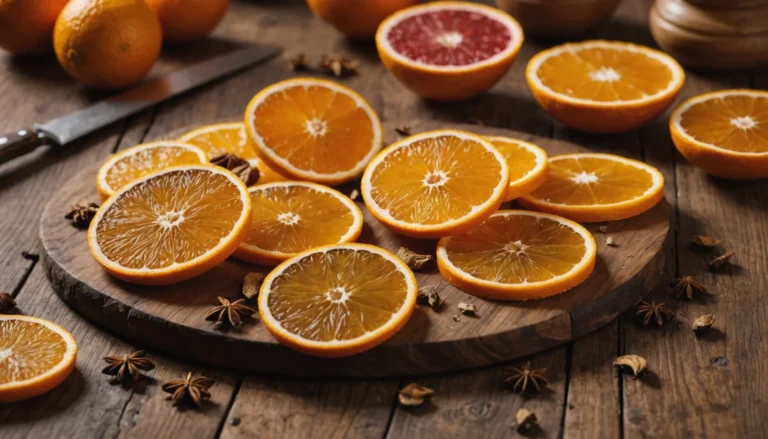 tranches oranges séchées