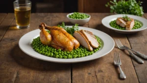 poulet au petits pois