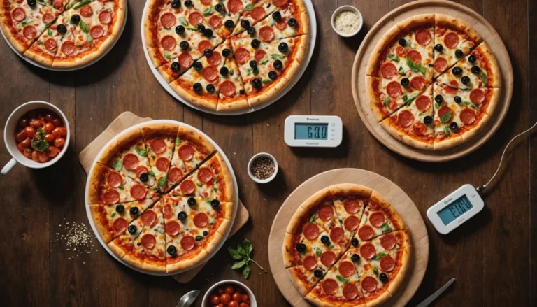 combien pèse une pizza