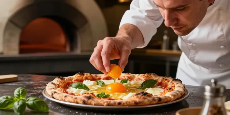 quand mettre un oeuf sur une pizza